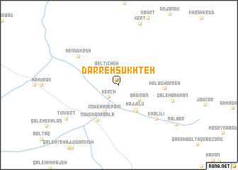 map of Darreh Sūkhteh