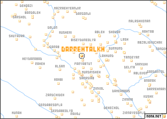 map of Darreh Talkh