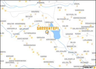 map of Darreh Tefī