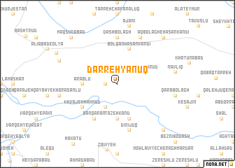 map of Darreh Yānūq