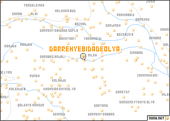 map of Darreh-ye Bīdād-e ‘Olyā