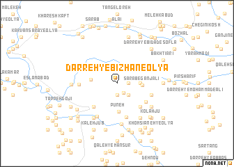 map of Darreh-ye Bīzhan-e ‘Olyā