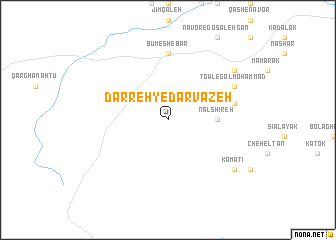 map of Darreh-ye Darvāzeh