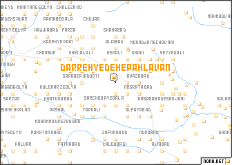 map of Darreh-ye Deh-e Pahlavān