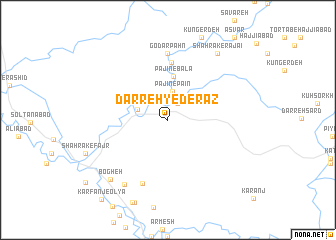 map of Darreh-ye Derāz