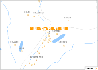 map of Darreh-ye Galeh Vānī