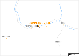 map of Darreh-ye Pīch