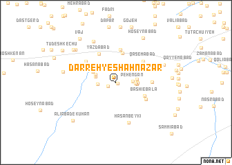 map of Darreh-ye Shāh Naz̧ar