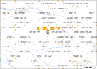 map of Darrenkamp