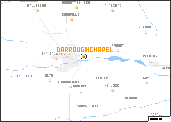 map of Darrough Chapel