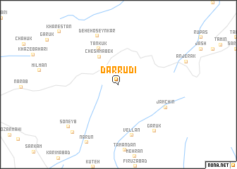 map of Darrūdī