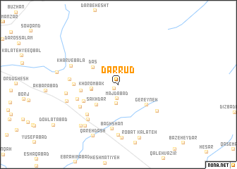 map of Dar Rūd