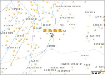 map of Darsābād