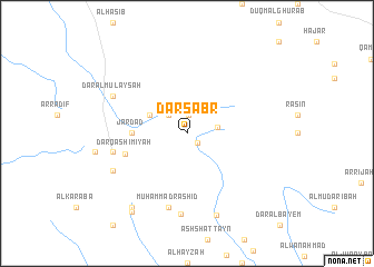 map of Dār Şabr