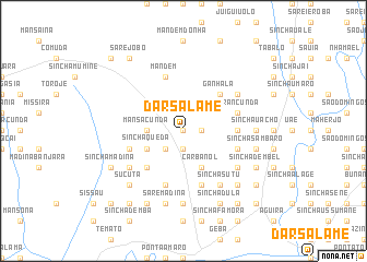 map of Darsalame