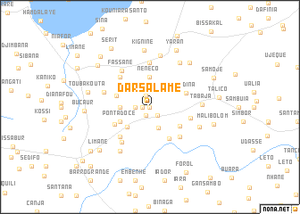 map of Darsalame