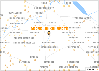 map of Dar Salam Kamberto