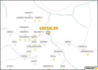 map of Dar Salam