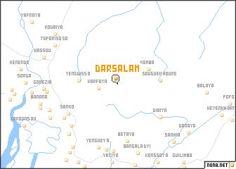 map of Dar Salam