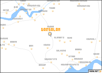 map of Dar Salam