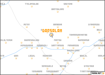 map of Dar Salam