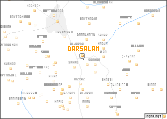 map of Dār Salam