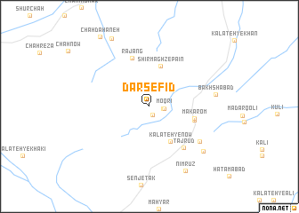 map of Dar Sefīd