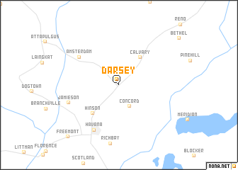 map of Darsey