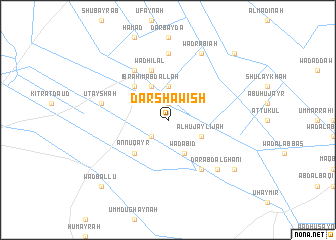 map of Dār Shāwīsh