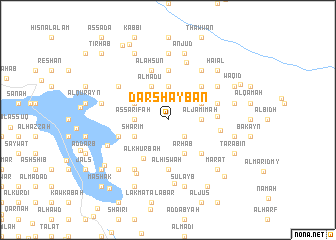 map of Dār Shaybān