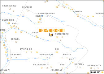 map of Dārshīrkhān