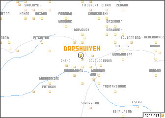 map of Dar Shūʼīyeh