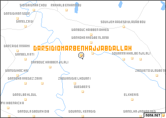 map of Dar Sidi Omar Ben Hajj Abdallah