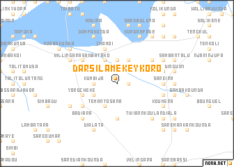 map of Darsilame Key Koro