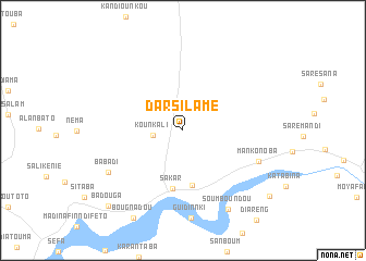 map of Dar Silamé