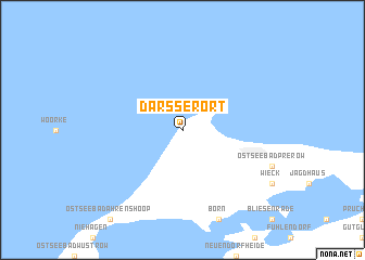 map of Darßer Ort
