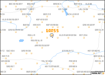 map of Darß