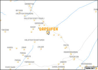 map of Dar Şūfeh