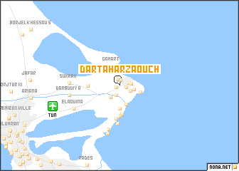 map of Dar Tahar Zaouch