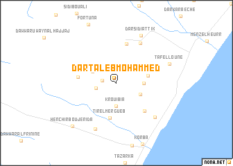 map of Dar Taleb Mohammed