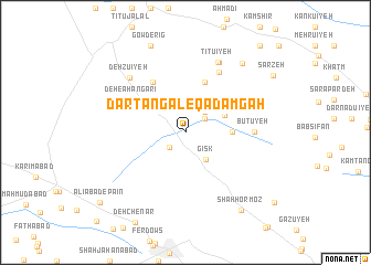 map of Dar Tangal-e Qadamgāh