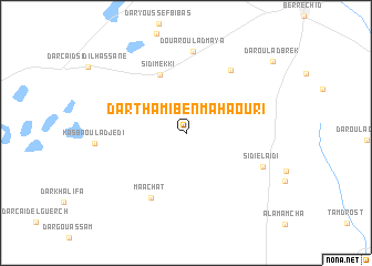 map of Dar Thami Ben Mahaouri