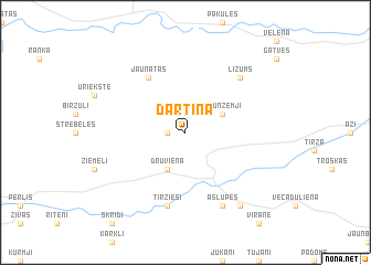 map of Dārtiņa