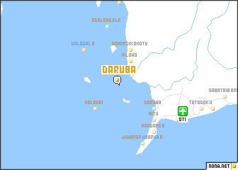 map of Daruba