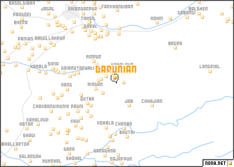 map of Darūniān