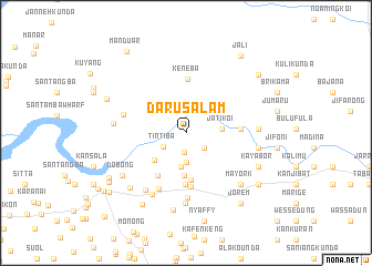 map of Darusalam