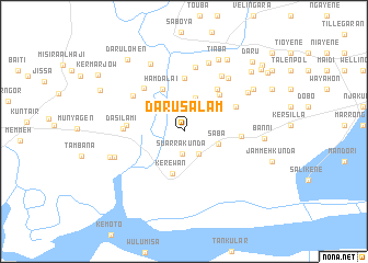 map of Darusalam