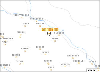 map of Darūsar