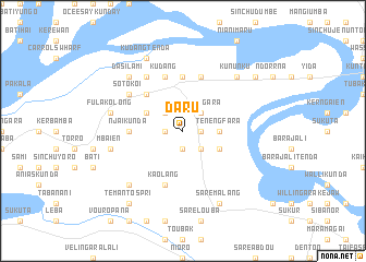 map of Daru