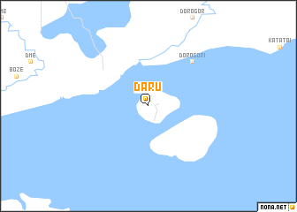 map of Daru
